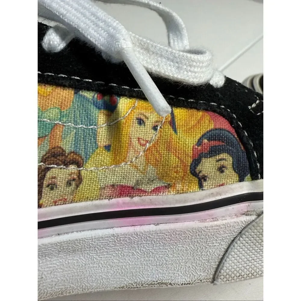 Vans SK8-Hi Women’s Disney Multi Princess Print Rare High top size 8 See Notes